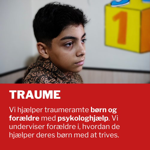 Traume: Vi hjælper traumeramte børn og forældre med psykologhjælp. Vi underviser forældre i, hvordan de hjælper deres børn med at trives.