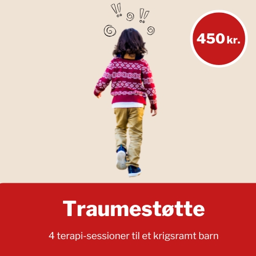 Doner traumestøtte af 4 terapi-sessioner til et krigsramt barn