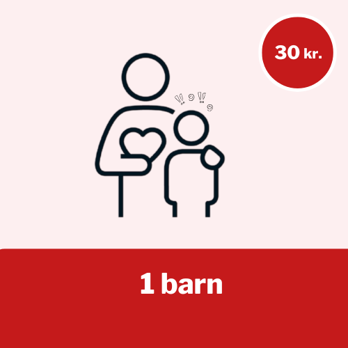 For 30 kr. kan du give 1 skolebarn en session psykologisk hjælp til at hele krigstraumer.