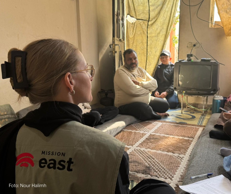 Mission East medarbejder i felten Mission East medarbejder i Syrien